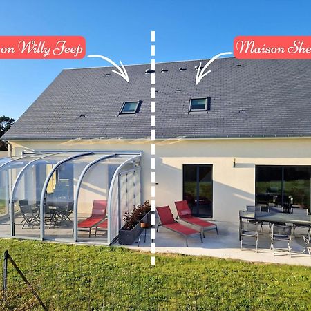 Sherman & Willy Jeep - 2 Maisons De Vacances, 4Min A Pied De La Plage - Parking Prive - Wifi Gratuit - Terrasse - Calme Saint-Come-de-Fresne Exterior photo