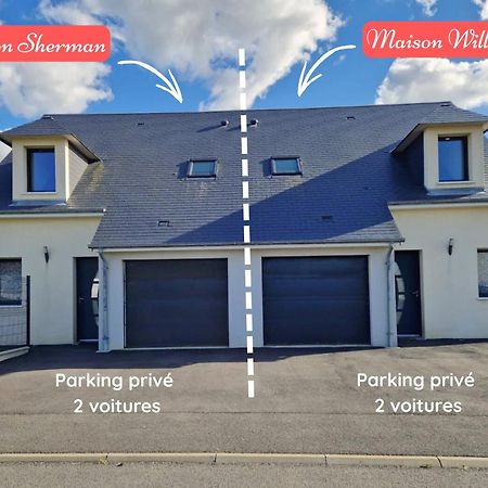 Sherman & Willy Jeep - 2 Maisons De Vacances, 4Min A Pied De La Plage - Parking Prive - Wifi Gratuit - Terrasse - Calme Saint-Come-de-Fresne Exterior photo